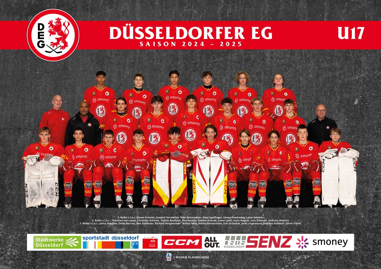 U17 Mannschaft DEG U17
